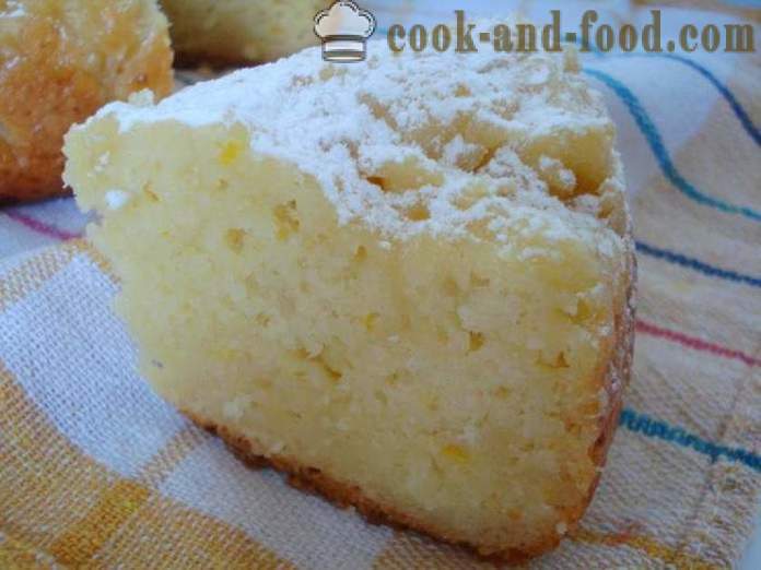 Simple cheesecake cupcake in multivarka - how to cook a cake in multivarka, step by step recipe photos