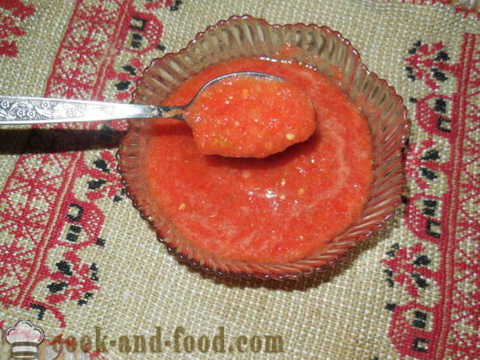 Adjika tasty tomato, bell and hot peppers without cooking - how to cook adjika pepper and tomatoes