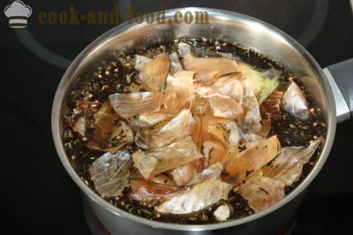 Tasty mackerel, smoked tea and onion husks - how to smoke mackerel in onion skins at home, step by step recipe photos