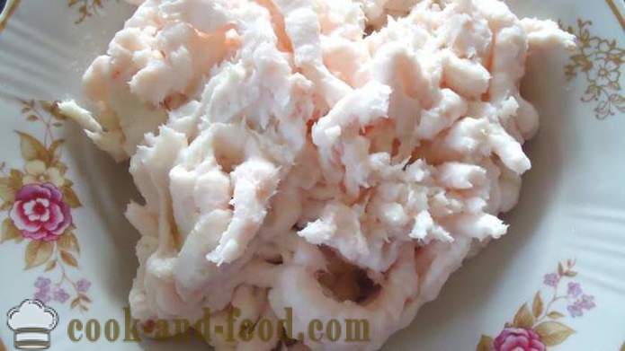 Tasty appetizer of bacon and garlic in a meat grinder - how to make minced lard with garlic, a step by step recipe photos