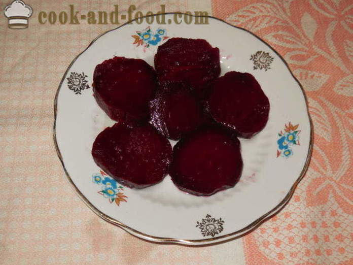 Beets baked in foil for a salad - how to bake the beets in the oven whole, a step by step recipe photos