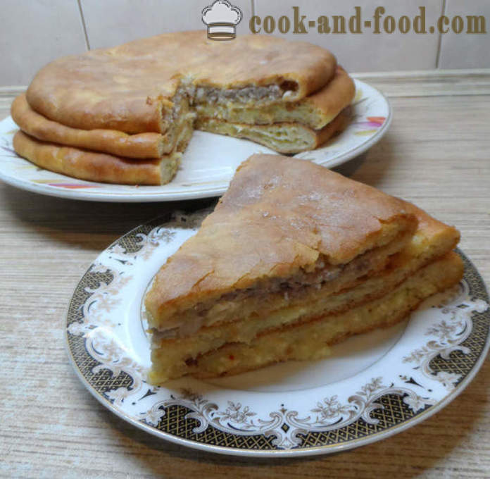 Delicious Ossetian pies with different fillings - how to cook Ossetian pies at home, step by step recipe photos