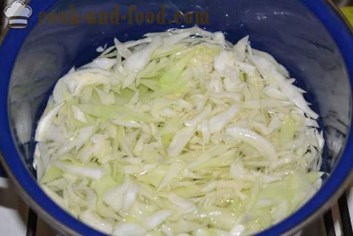 Lazy cabbage rolls with minced meat and rice - how to make lazy cabbage rolls with minced meat and cabbage, a step by step recipe photos