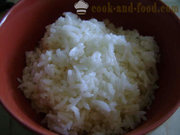 Delicious crumbly rice garnish - how to cook crisp rice garnish in Chinese, a step by step recipe photos