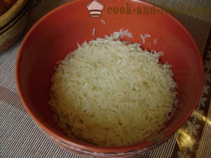 Delicious crumbly rice garnish - how to cook crisp rice garnish in Chinese, a step by step recipe photos