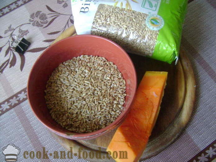 Oatmeal porridge of whole grains on milk - how to cook delicious oatmeal beans in milk, with a step by step recipe photos