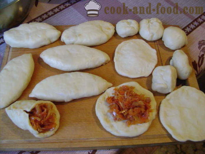 Fried pies with cabbage dough on yogurt and soda - how to cook fried pies with cabbage, a step by step recipe photos