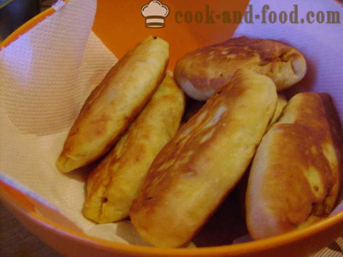 Fried pies with cabbage dough on yogurt and soda - how to cook fried pies with cabbage, a step by step recipe photos