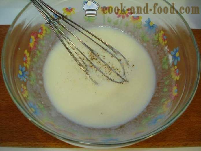 Quick bechamel sauce in the microwave - how to prepare the bechamel sauce in the home quickly, step by step recipe photos