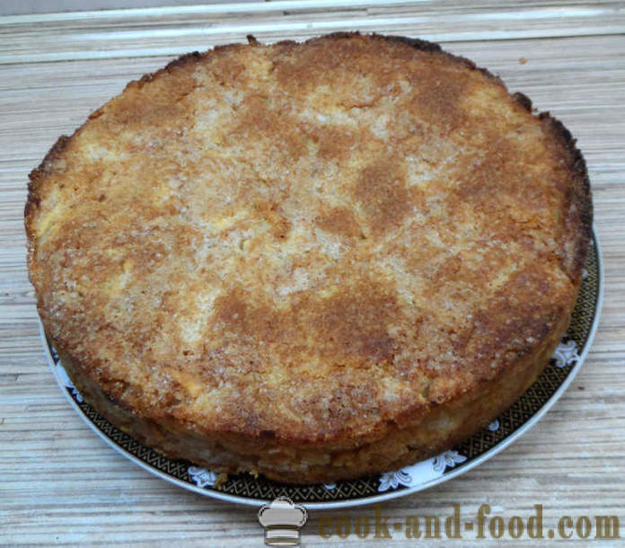 Easiest apple pie - how to make an apple pie in the oven, with a step by step recipe photos