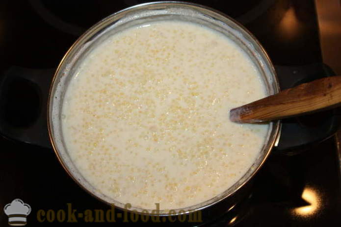Millet porridge with milk and a banana - how to cook millet porridge with milk properly, step by step recipe photos