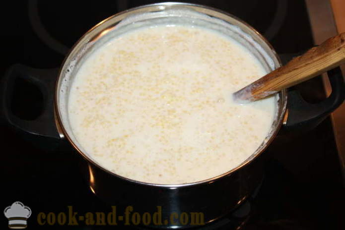 Millet porridge with milk and a banana - how to cook millet porridge with milk properly, step by step recipe photos