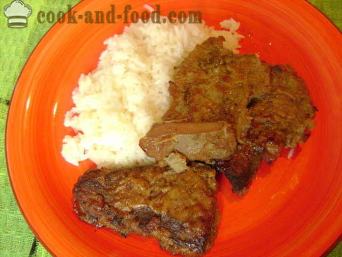Soft beef liver fried - how to cook fried beef liver is soft, with a step by step recipe photos