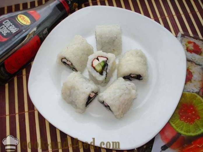 How to cook rice rolls out at home, step by step recipe photos