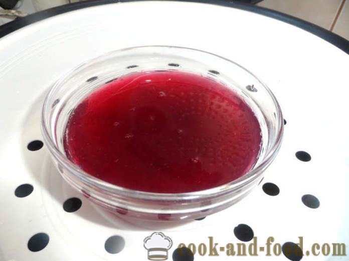 Biscuit in silicone molds with jelly and berries - how to cook biscuits in tins, step by step recipe photos