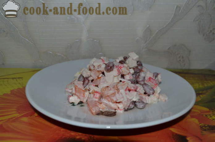 Simple salad of red beans with tomatoes - how to prepare a salad with red beans, a step by step recipe photos