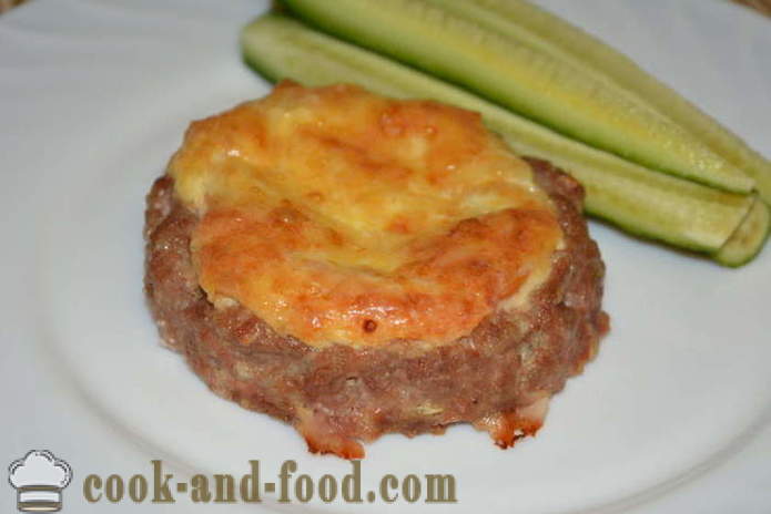 Meat nest of minced meat stuffed with - how to cook meat nest of minced meat in the oven, with a step by step recipe photos