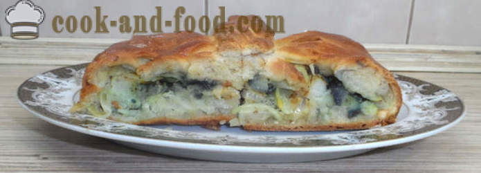 Yeast cake with fish and rice and fresh fish - how to cook a pie with fish in the oven, with a step by step recipe photos