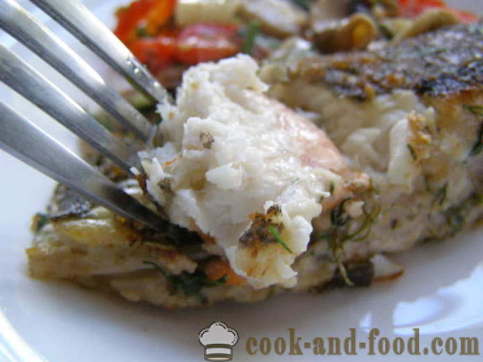 Fried flounder in multivarka with vegetables and mushrooms - both tasty to cook flounder in multivarka, step by step recipe photos
