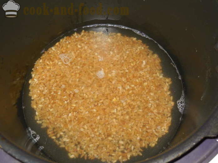 Christmas kutya of wheat multivarka - how to brew kutyu of wheat at Christmas, a step by step recipe photos