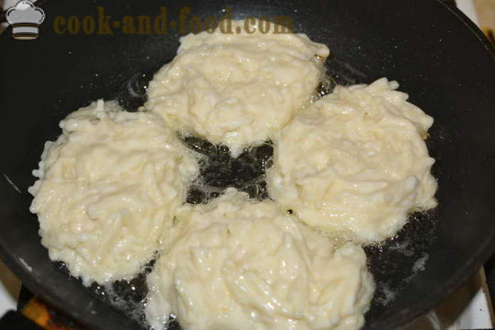 Quick fritters noodles breast - how to cook pancakes noodles, step by step recipe photos