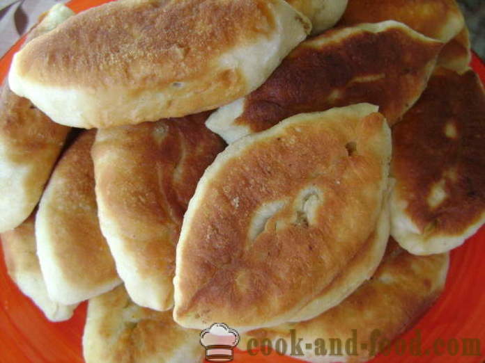 Yeast dough for fried pies with milk - how to prepare yeast dough for pies, fried, with a step by step recipe photos