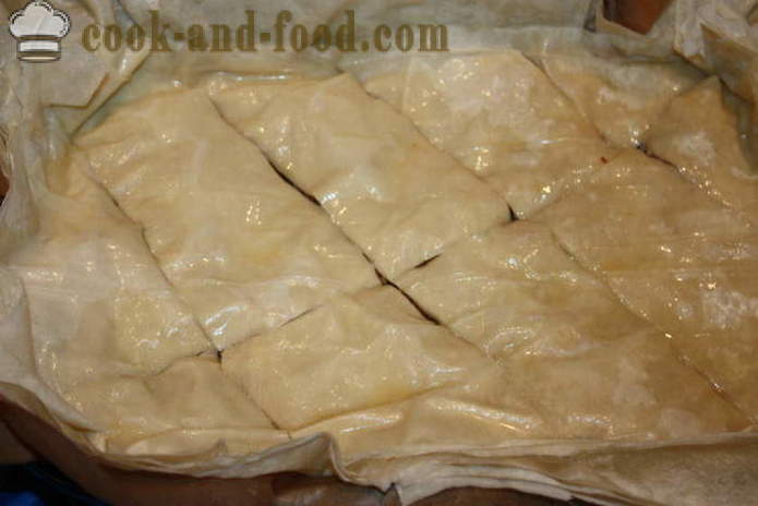 Home baklava phyllo dough - how to make baklava at home, step by step recipe photos