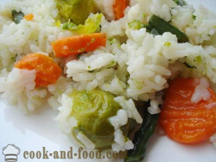 Rice with vegetables in multivarka - how to cook rice with vegetables in multivarka, step by step recipe photos