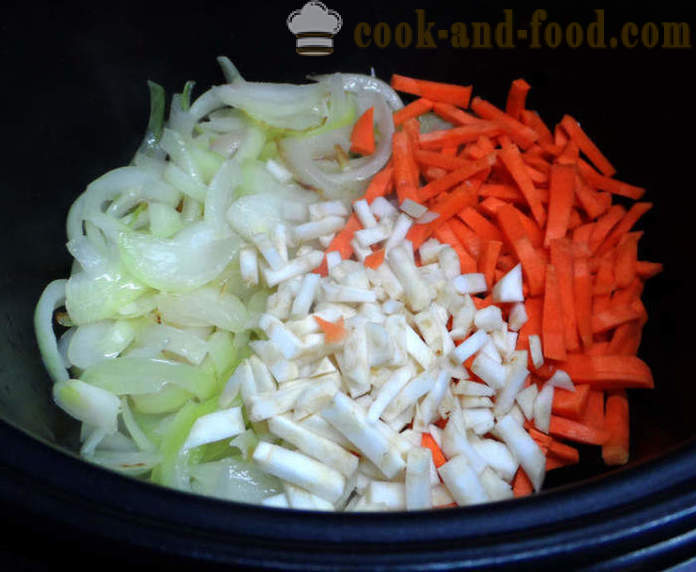 Risotto with vegetables in multivarka frozen and dried - how to cook risotto in multivarka at home, step by step recipe photos