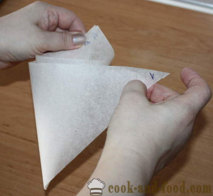 How to make a piping bag at home with his own hands made of paper