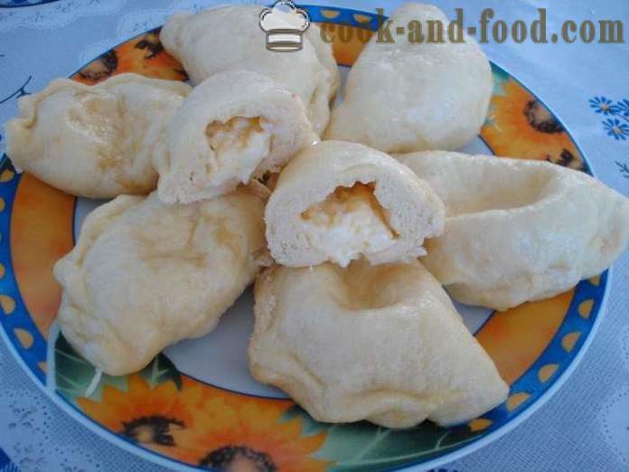 Lush steamed dumplings with cottage cheese - how to cook dumplings steamed in multivarka, step by step recipe photos
