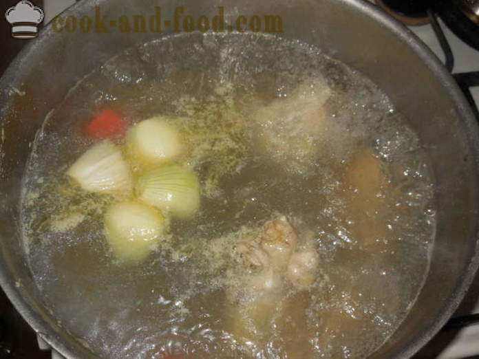 Dietary soup broth turkey with vegetables - how to cook a delicious turkey soup, a step by step recipe photos