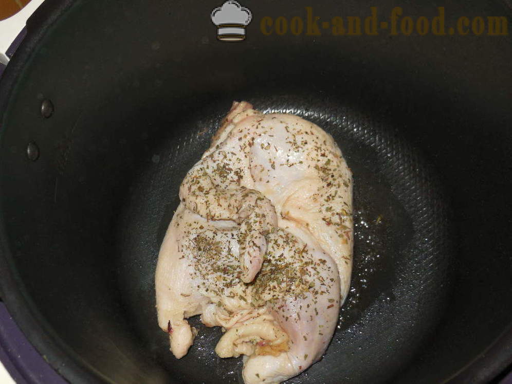 Chicken tobacco multivarka - how to cook a chicken in the tobacco multivarka-cooker, a step by step recipe photos