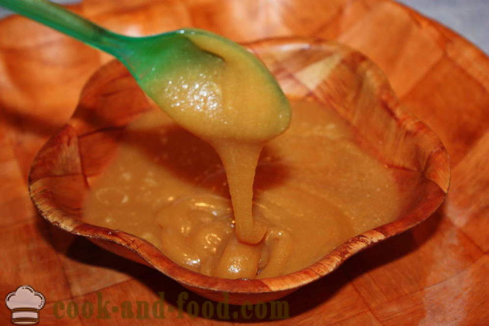 Caramel topping for desserts with your hands - how to make the tipping at home, step by step recipe photos