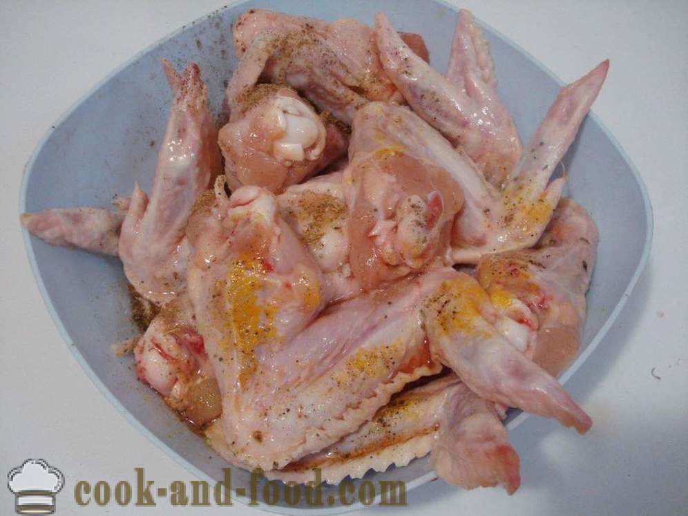 Skewers of chicken wings - how to cook skewers of chicken wings, a step by step recipe photos