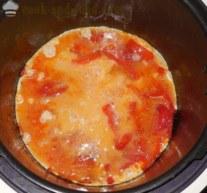Omelet with tomatoes in multivarka - how to cook an omelet in multivarka, step by step recipe photos