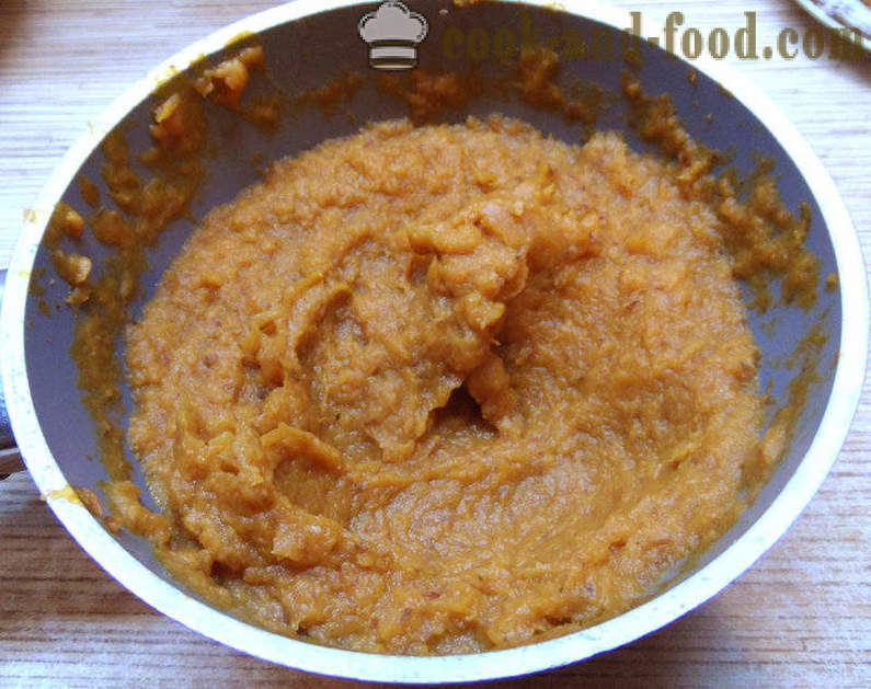 Recipe for a delicious dessert of pumpkin - how to cook a delicious dessert of pumpkin, a step by step recipe photos