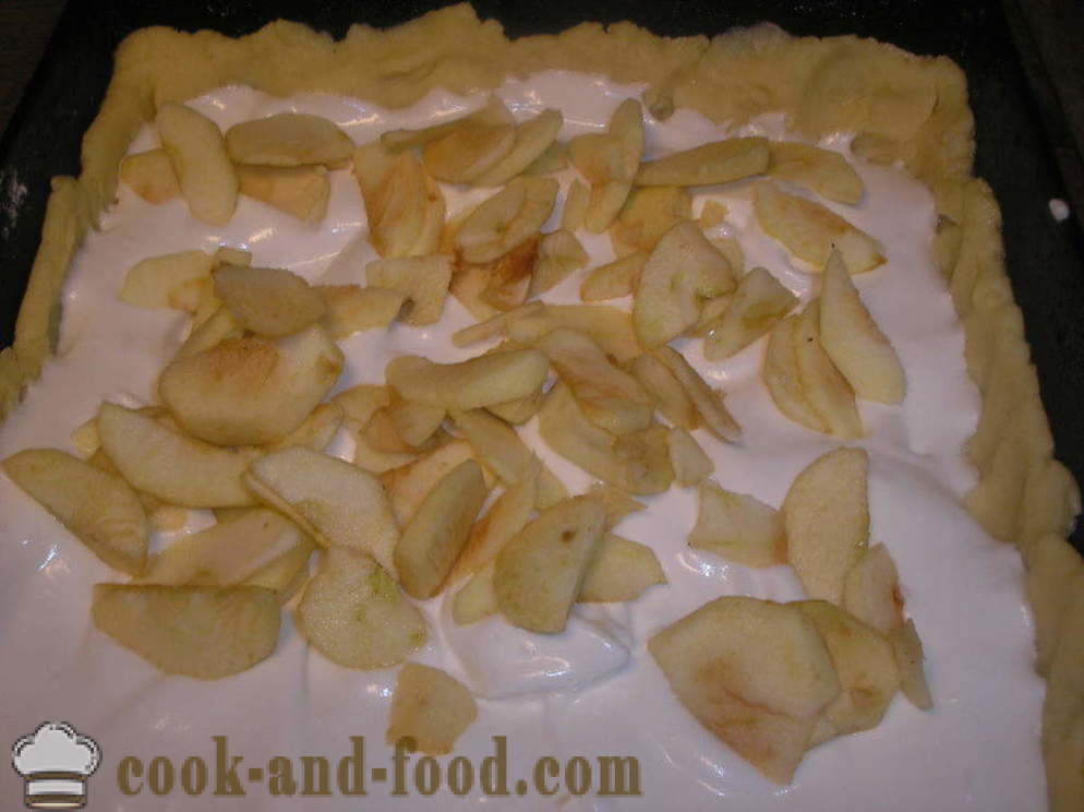 Open apple pie dough - how to cook apple pie dough, a step by step recipe photos