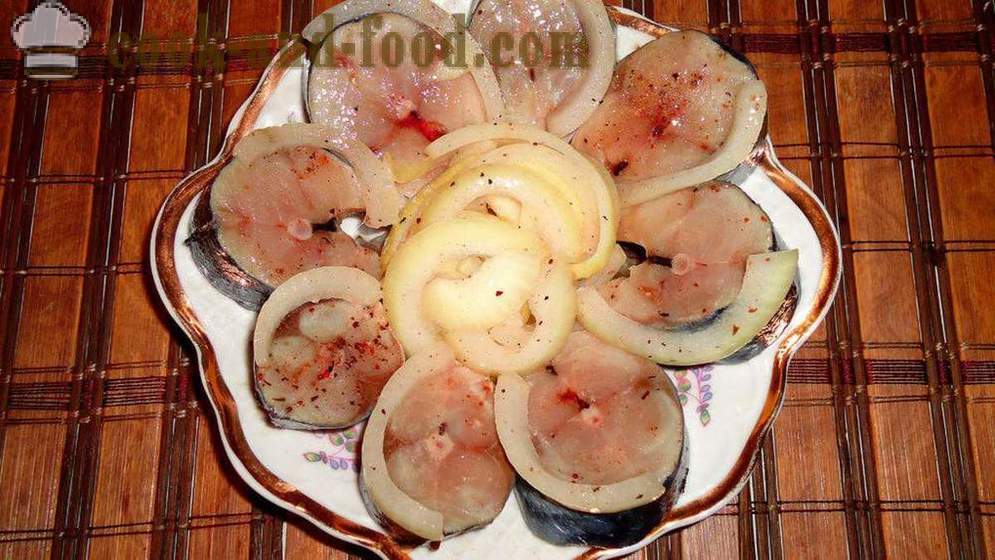 Delicious marinated mackerel - as a tasty pickle mackerel at home, step by step recipe photos