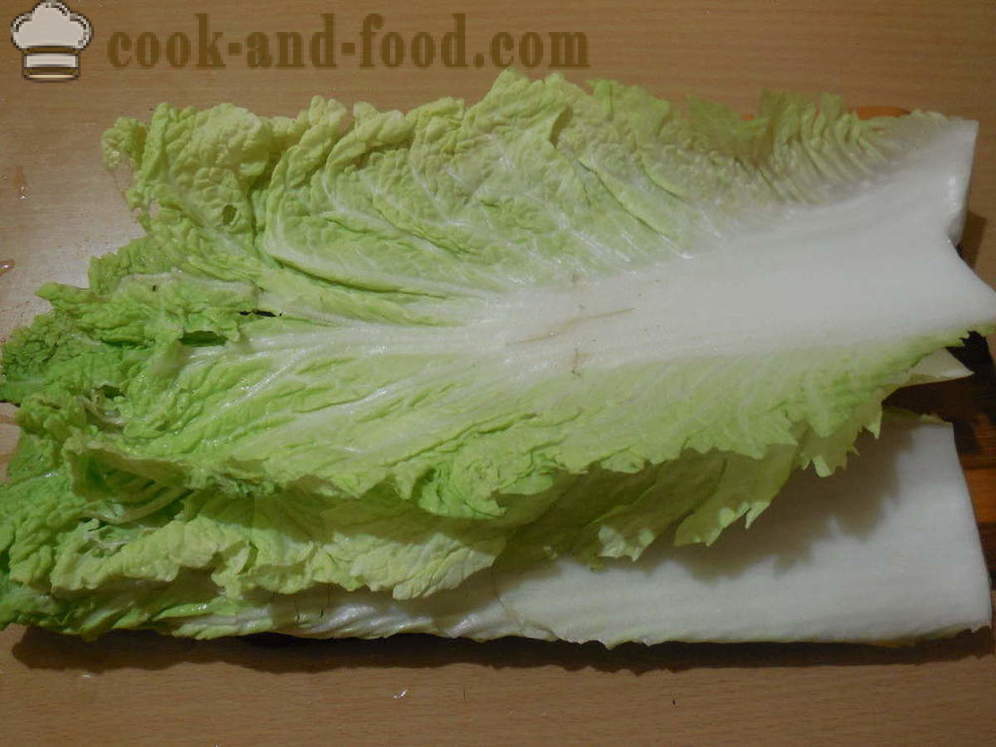Vegetables in Korean - cooking vegetables in Korean, a step by step recipe photos