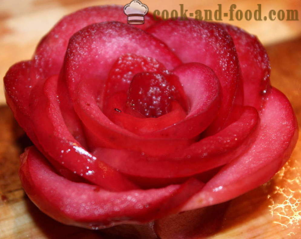 Recipe of apples rose - how to make apple cake roses, step by step recipe photos