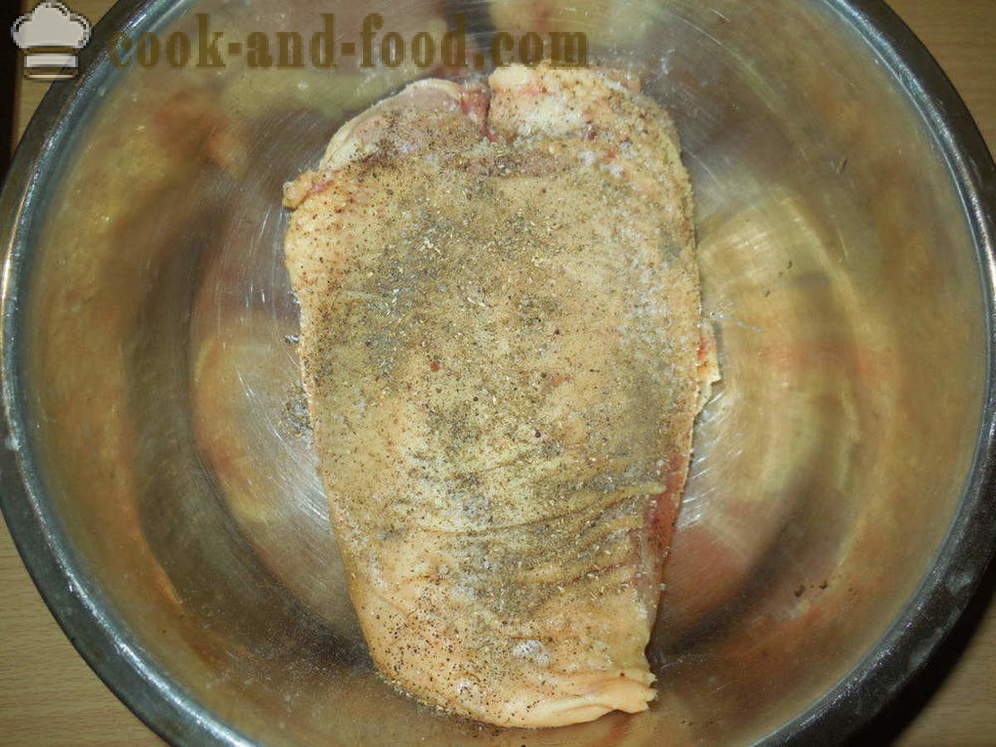 Juicy chicken breast baked in the oven - how to cook chicken breasts in the oven, with a step by step recipe photos