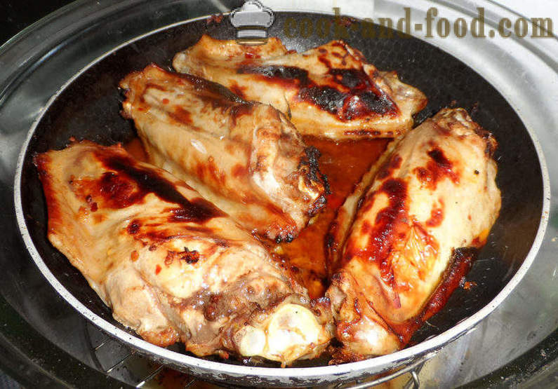 Baked turkey wings - how to cook a turkey wings are delicious, with a step by step recipe photos
