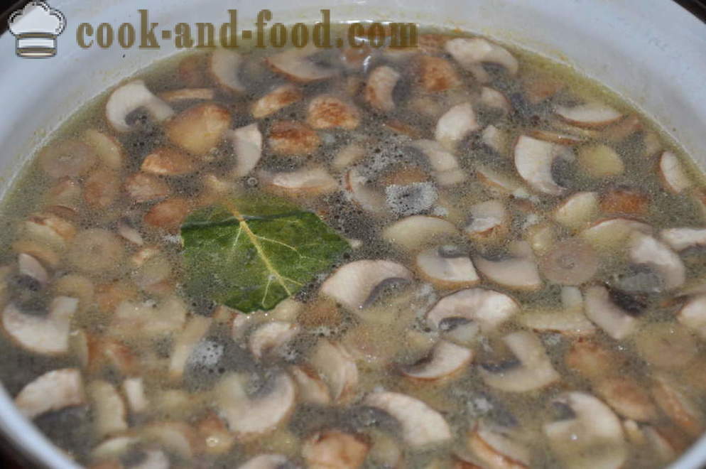 Delicious mushroom soup with mushrooms - how to cook mushroom soup with mushrooms, a step by step recipe photos