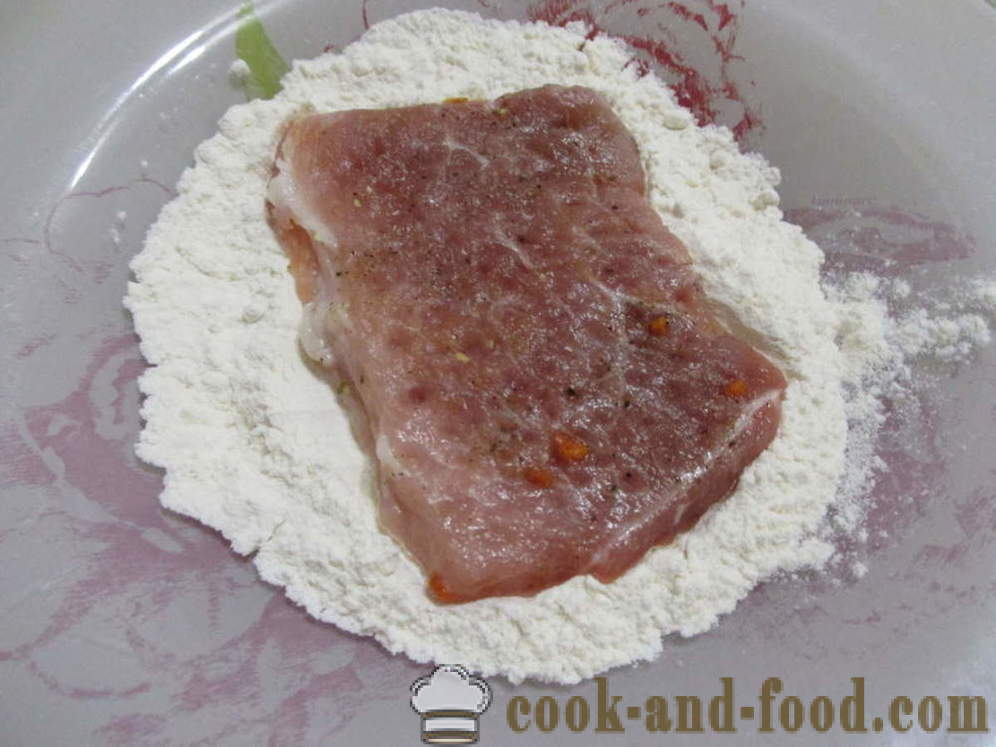 Juicy pork chops in the oven with cheese batter - how to cook pork chops in the oven, with a step by step recipe photos