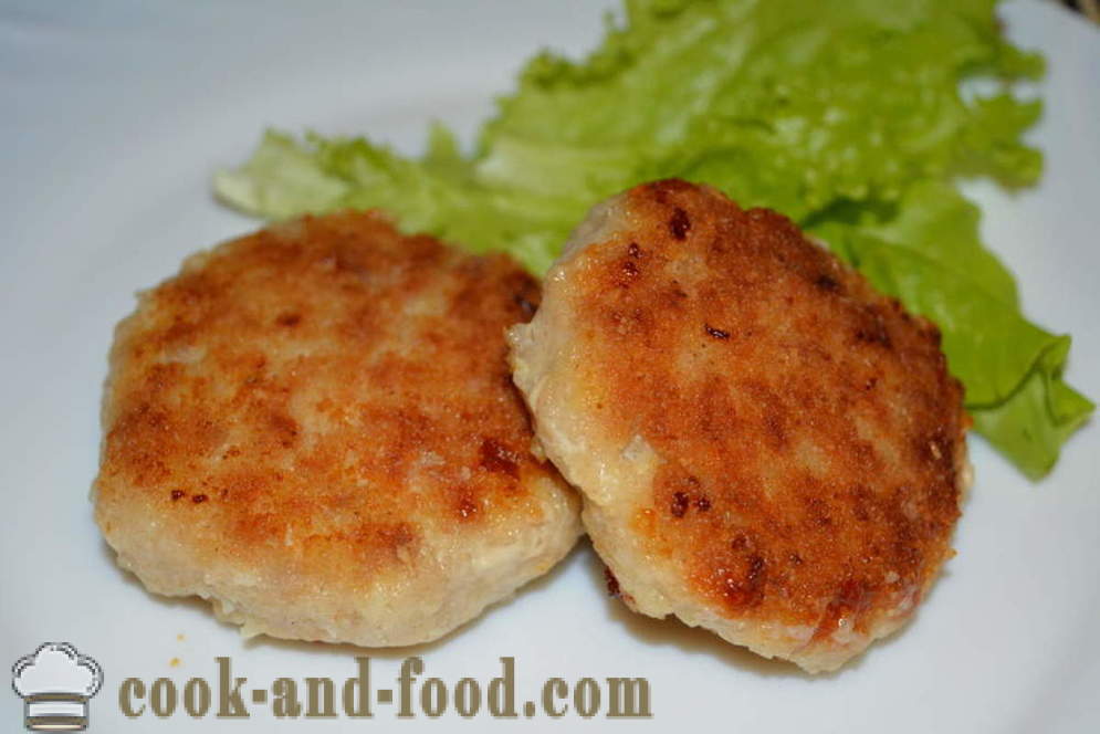 Meat patties with meat and millet - how to cook burgers minced meat and millet, a step by step recipe photos