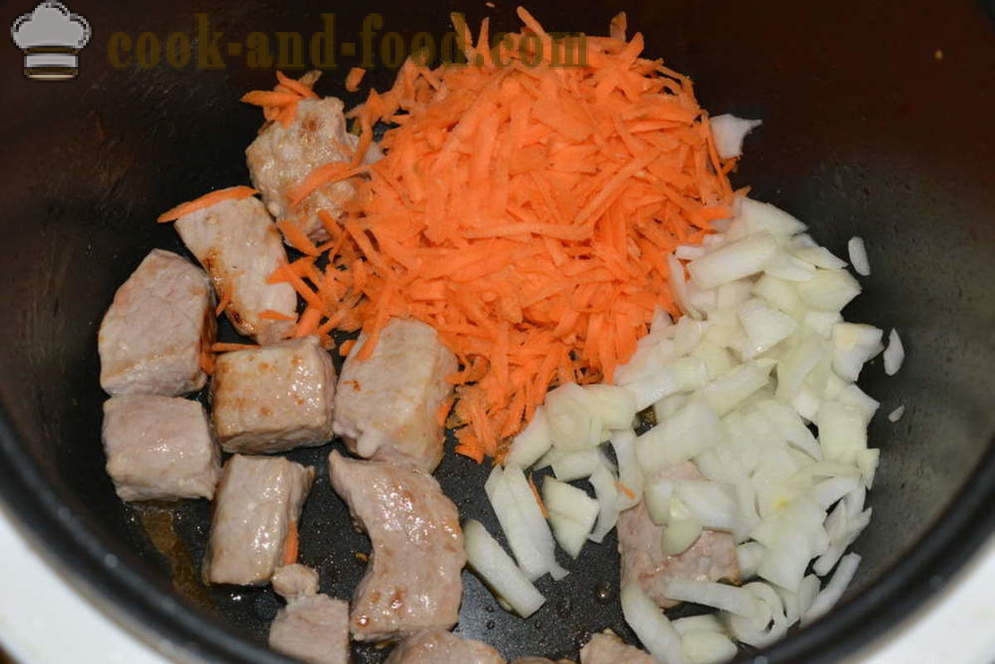 Sour soup of sauerkraut with meat multivarka - how to cook soup of sauerkraut in multivarka, step by step recipe photos