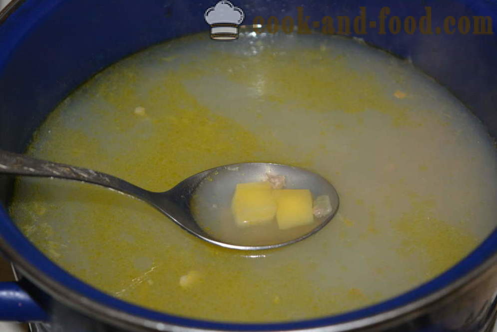 Meat soup with meat and dumplings made of flour and eggs - how to cook soup with minced meat with dumplings, a step by step recipe photos
