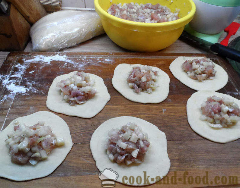 Echpochmak tartare, with meat and potatoes - how to cook echpochmak, step by step recipe photos