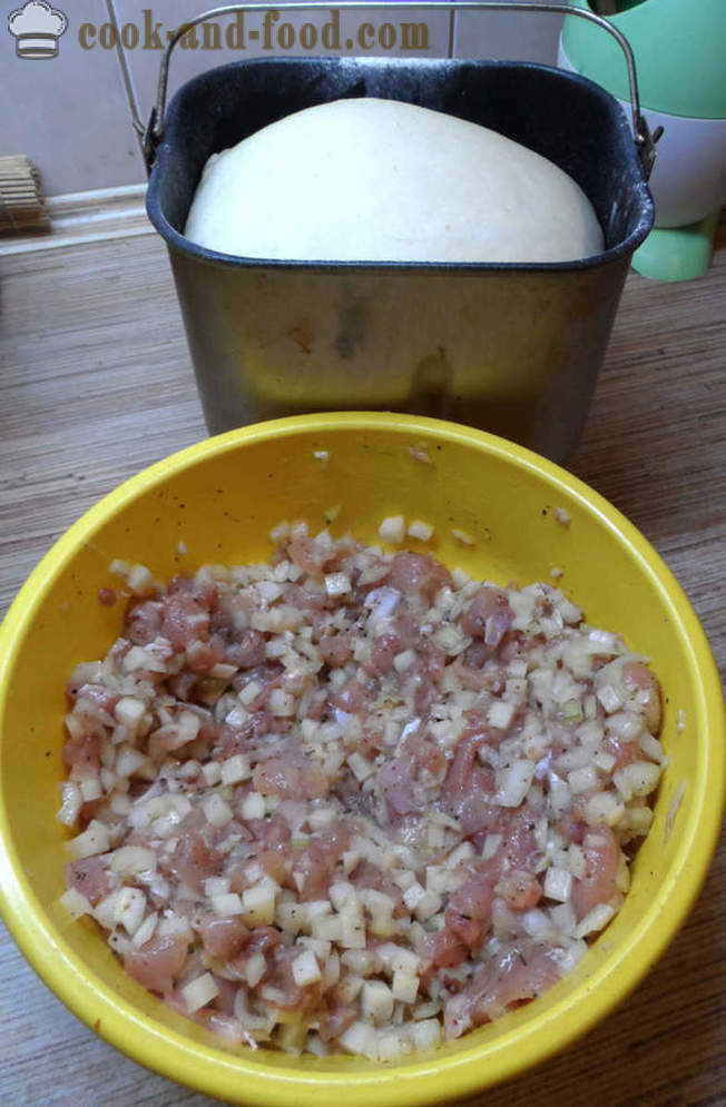 Echpochmak tartare, with meat and potatoes - how to cook echpochmak, step by step recipe photos